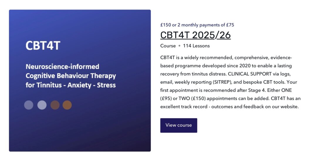 CBT4T 2025 with 2 appointments included